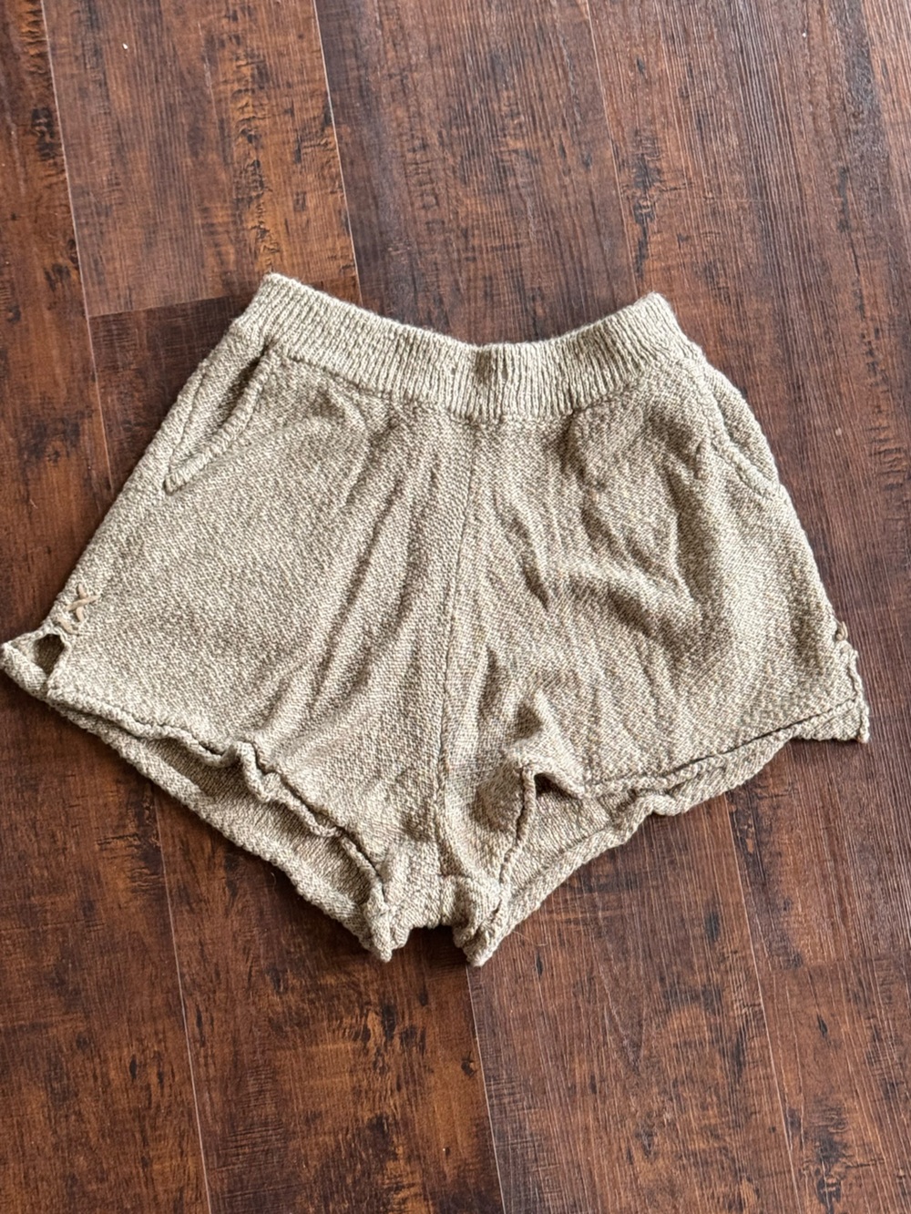 Love Riche sage green Knit Athletic Shorts